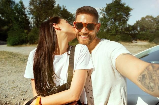 Capturing Vacation Bliss in a Selfie