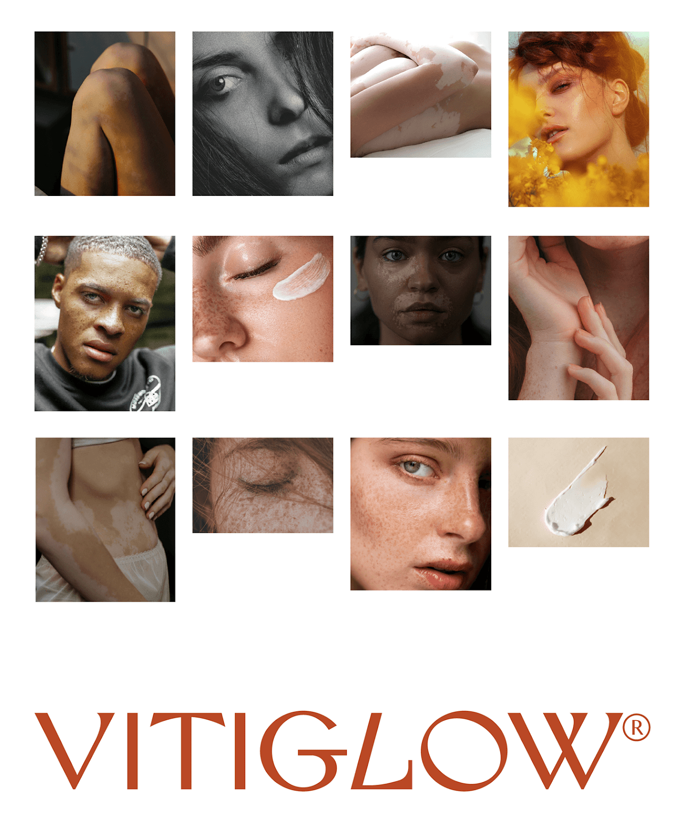 Image from the VITIGLOW: A Skincare Visual Identity That Celebrates Difference article on Abduzeedo