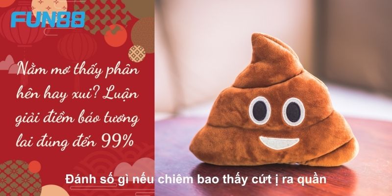 Đánh số gì nếu chiêm bao thấy cứt ị ra quần