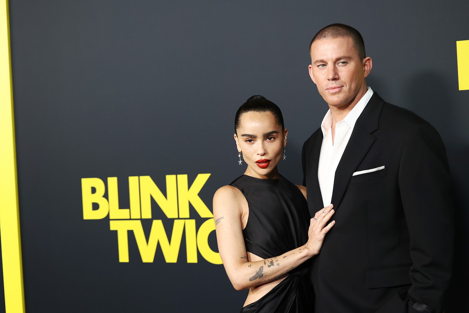 Zoë Kravitz and Channing Tatum on August 8, 2024, in Los Angeles, California | Source: Getty Images