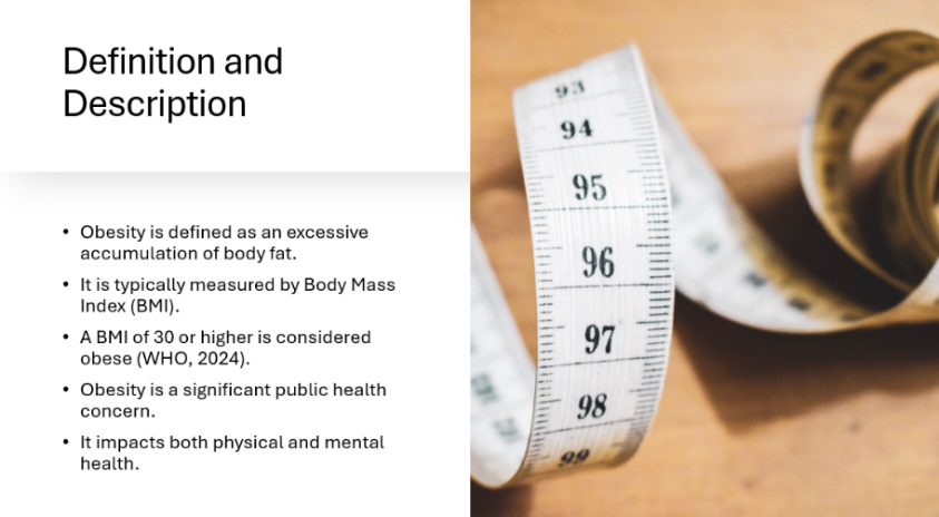 HIM-FPX 4610 Assessment Six: Health Topic Presentation