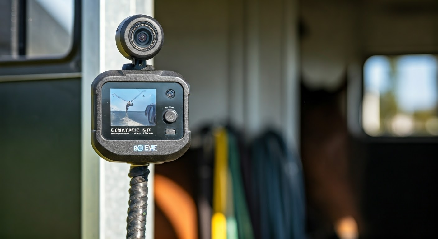 Equine Eye Horse Float Camera installation