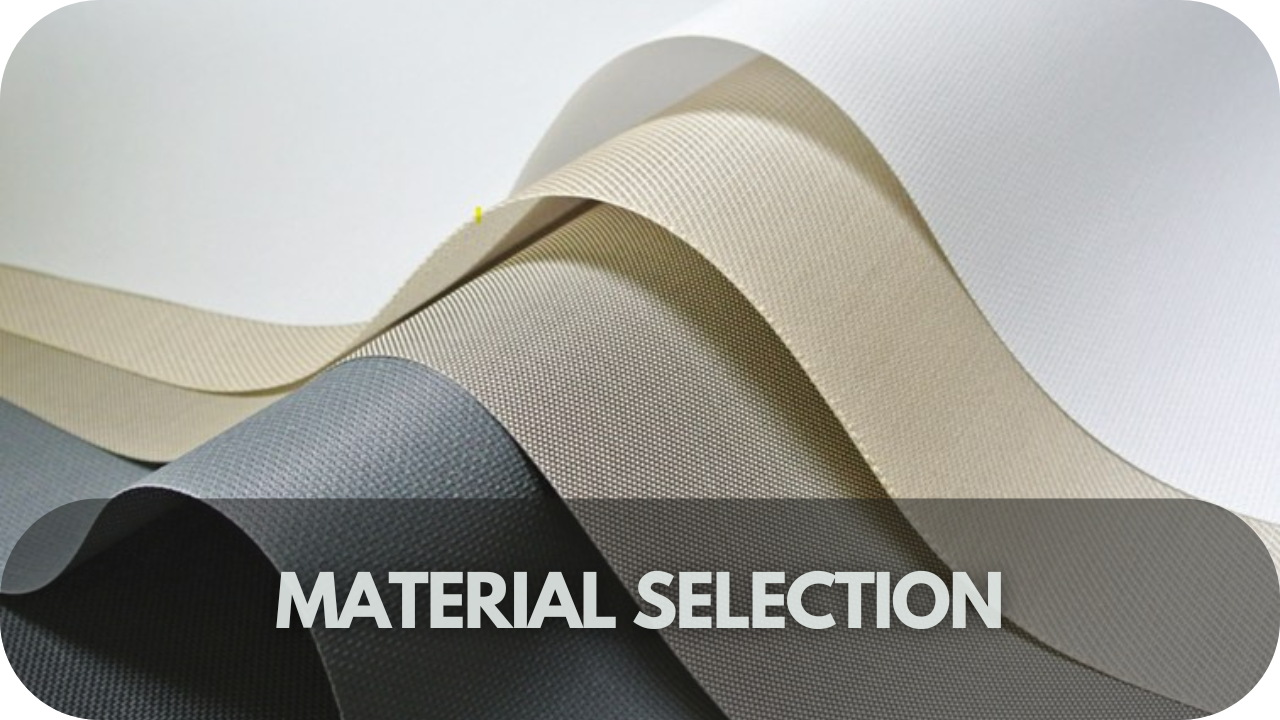 Choose the right fabrics and materials to elevate your style and function.