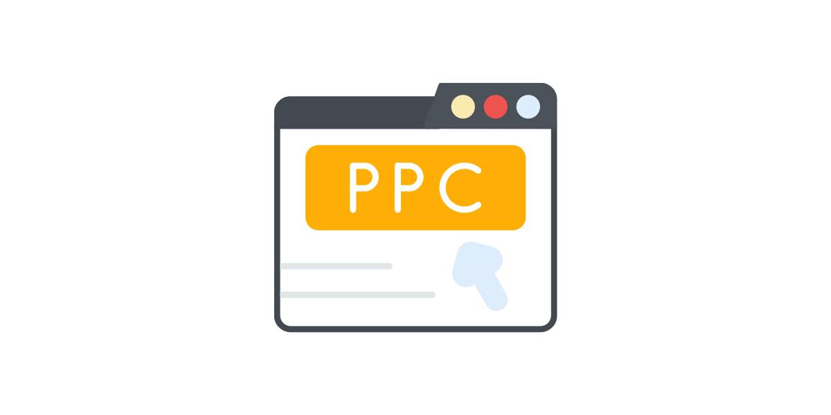 An image of a website illustration with the letters PPC on it.