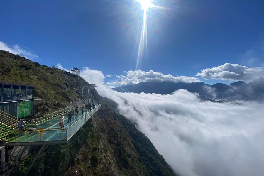 Tra May sightseeing spot in Ta Xua. Source: dulich.laodong 