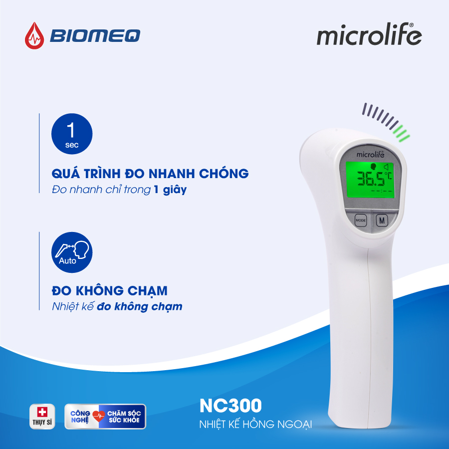 Mua nhiệt kế hồng ngoại Microlife NC300 ở đâu?