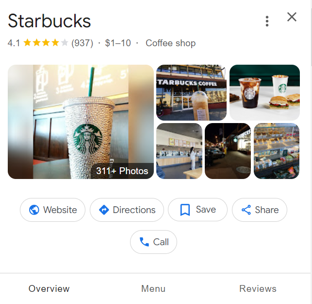 Starbucks user-generated content