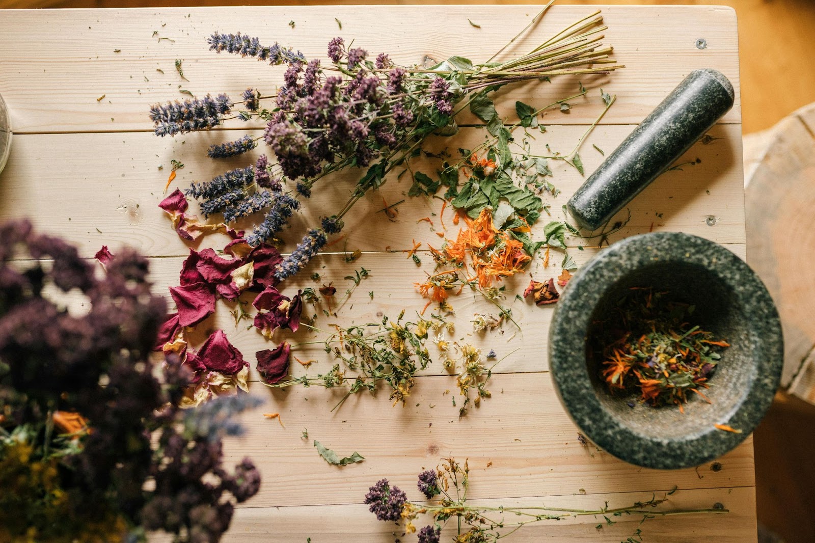 Top herbal ingredients that boost scalp and hair health.

