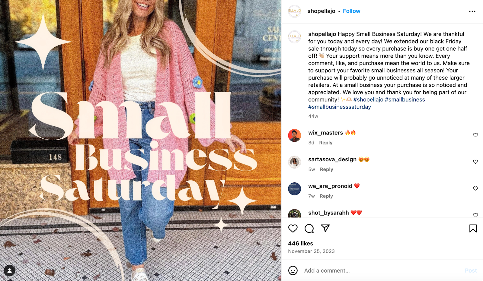 images of small business saturday