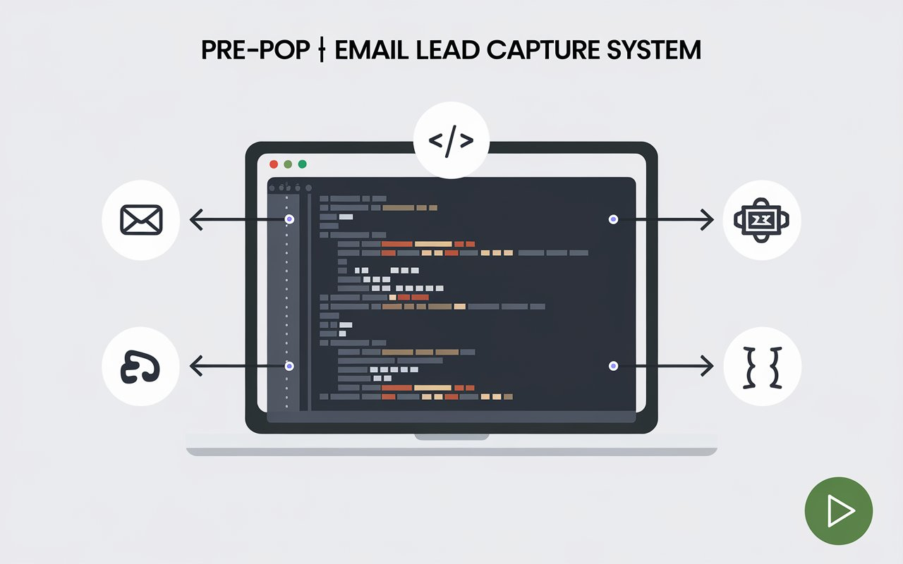 How to Set Up Prepop Email Lead Capture
