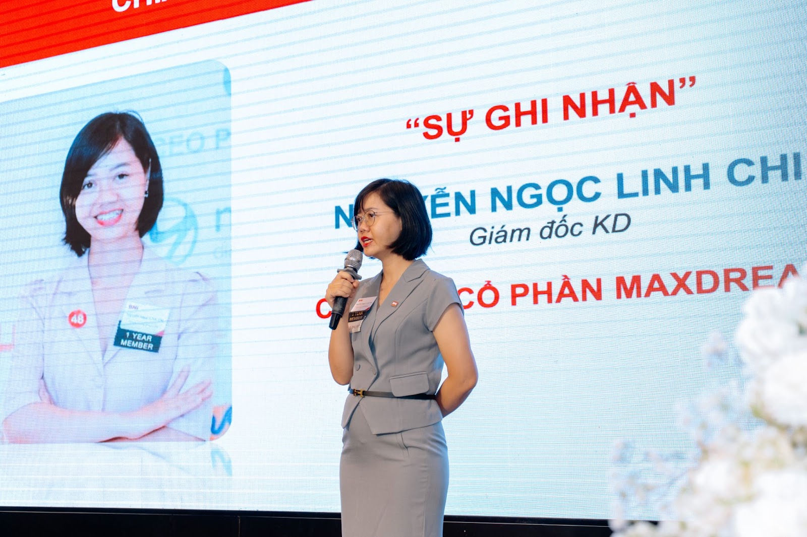 Bà Nguyễn Ngọc Linh Chi - Giám đốc Công ty Cổ phần Maxdream chia sẻ câu chuyện thành công