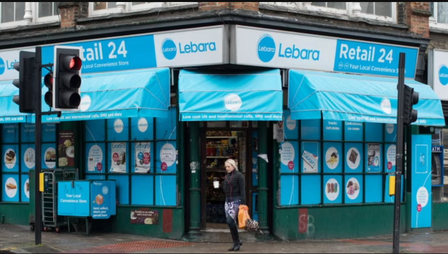 The store front of the popular European SIM card carrier, Lebara