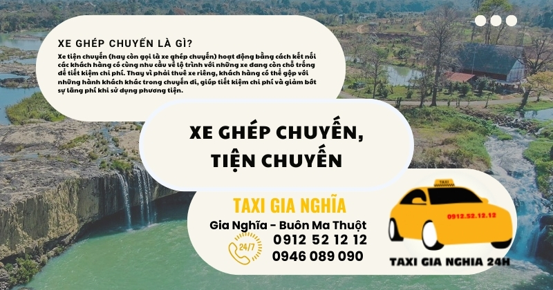 Xe tiện chuyến, ghép chuyến là gì?