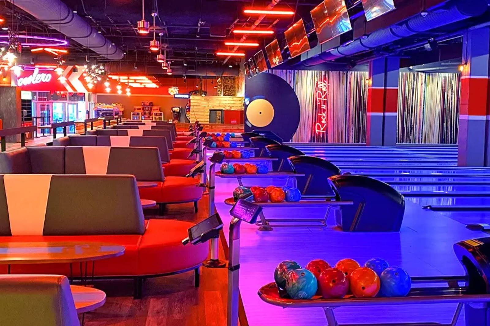 Bowling is a fun team building activity in Atlanta.