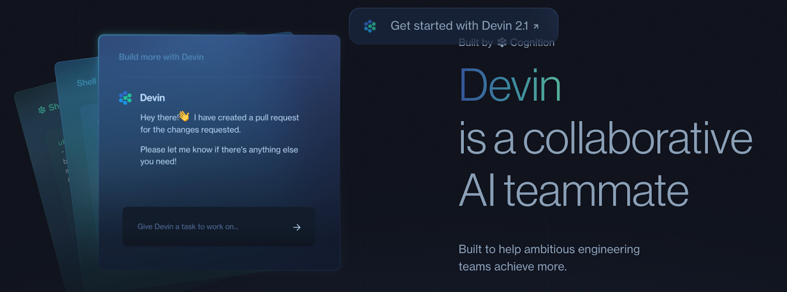 Screenshot of Devin AI.