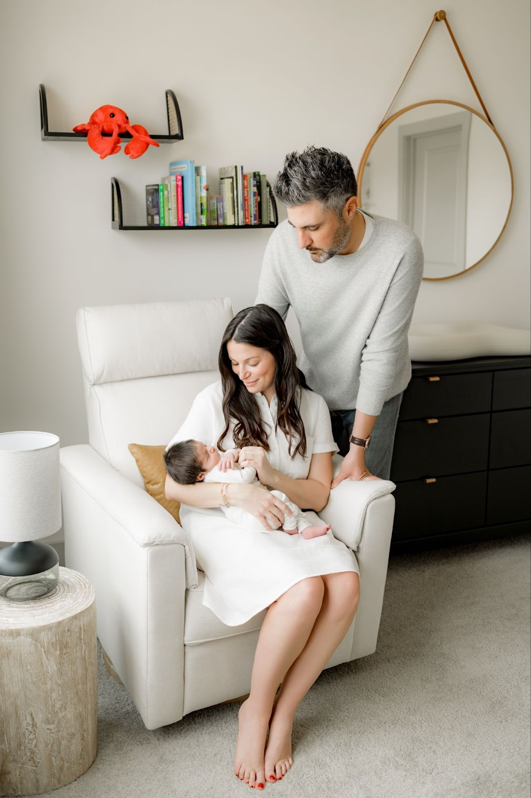 in home newborn photographer boston