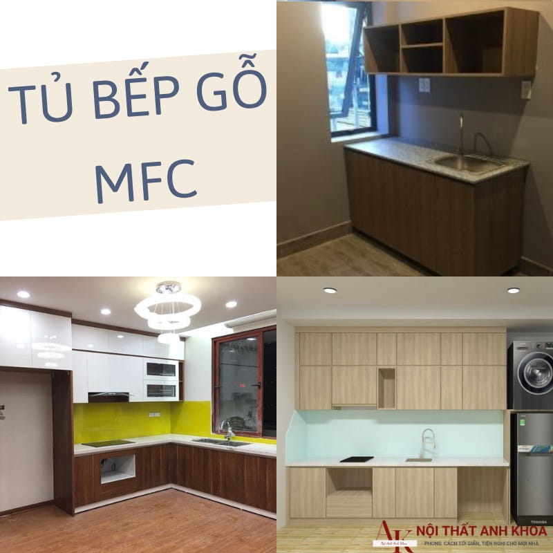 Tủ bếp MFC giá rẻ HCM