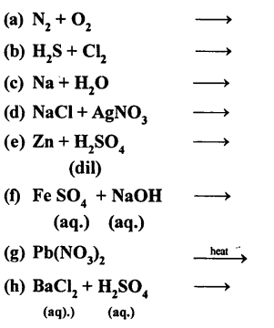 Selina Concise Chemistry Class 8 ICSE Solutions - Chemical Reactions 12