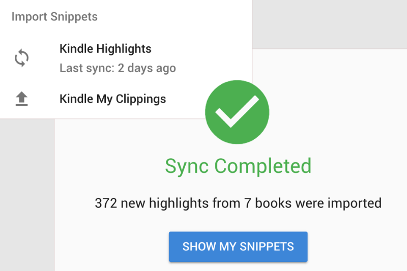 Import Kindle Highlights