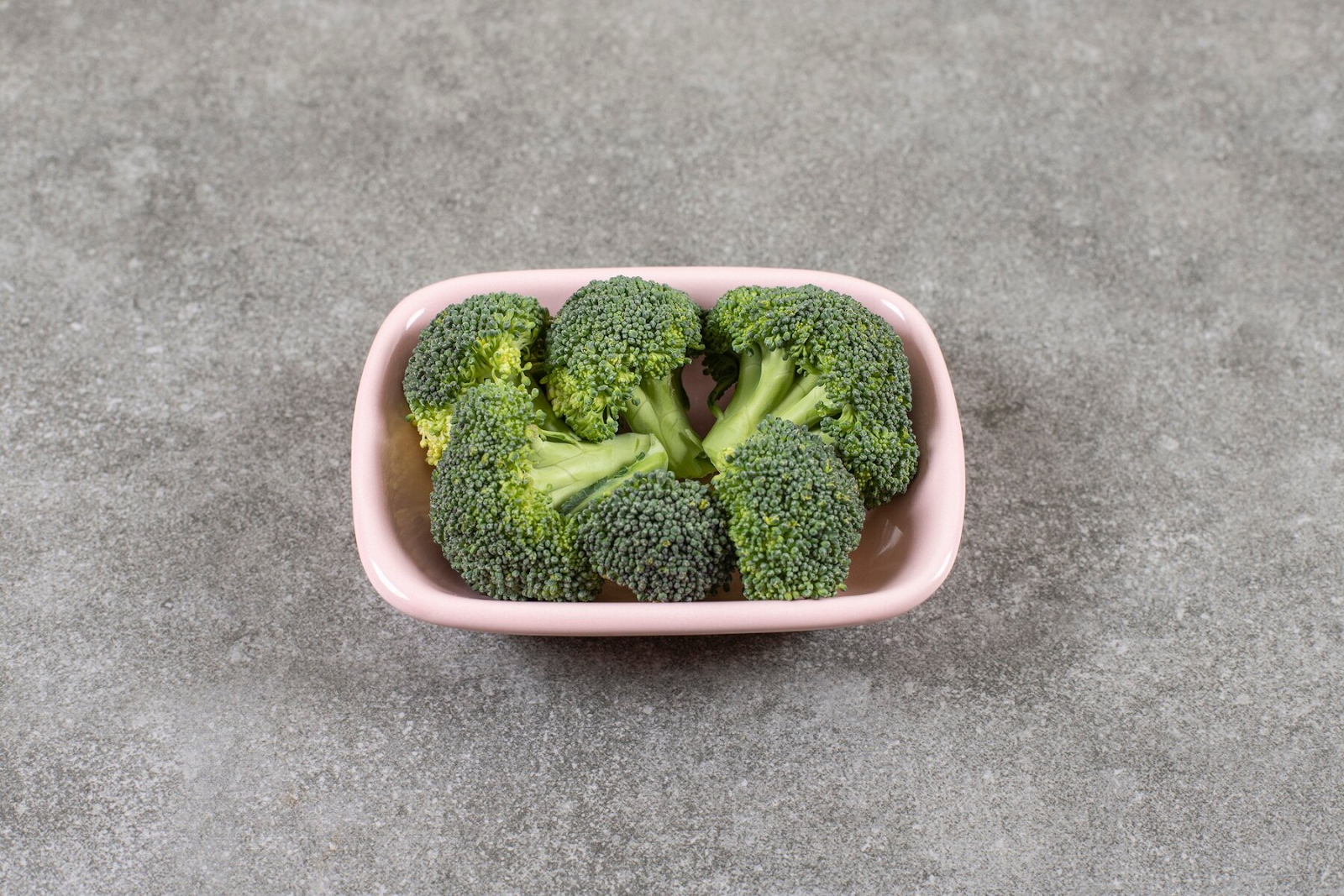 A bowl of fresh broccoli