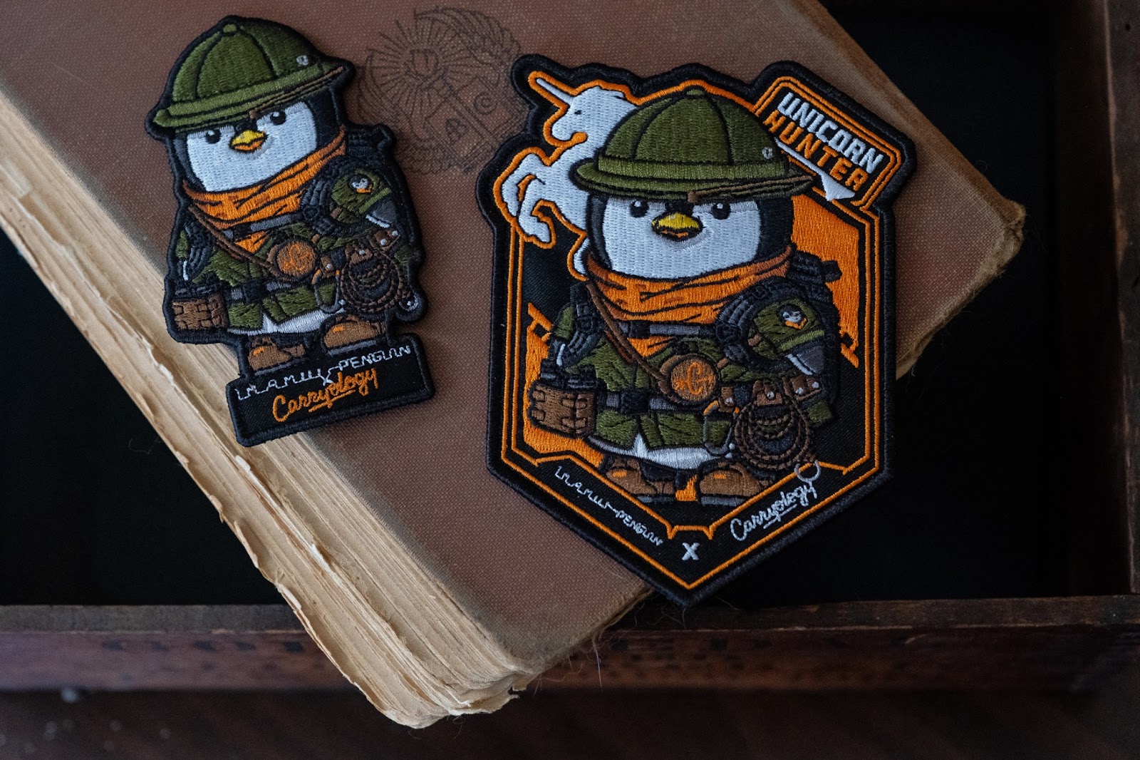 |M.A.M.U|-Penguin x Carryology Unicorn Hunter V4 Patch Set