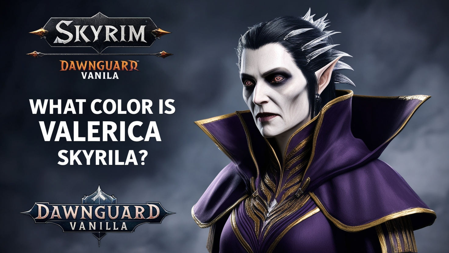 What Color is Valerica Skyrim Vanilla