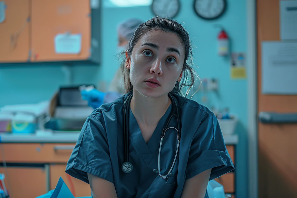 A doctor in her office | Source: Midjourney