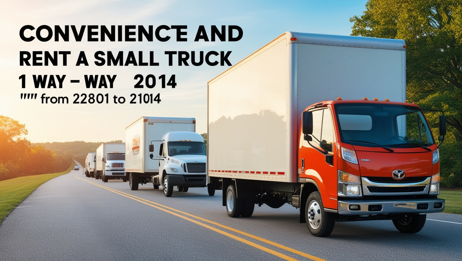 Rent a Small Truck 1 Way from 22801 to 21014