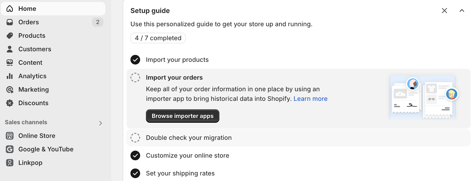 Shopify Dashboard