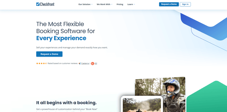checkfront homepage