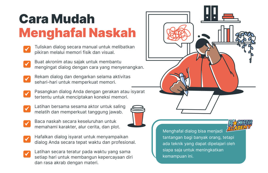 Teknik Sederhana untuk Menghafal Naskah