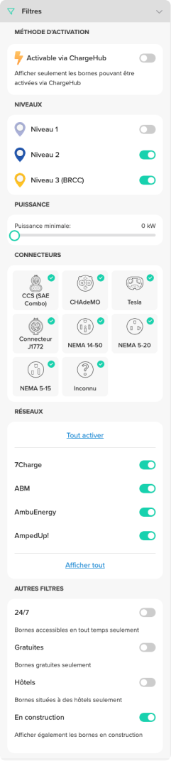 carte de recharge voiture électrique