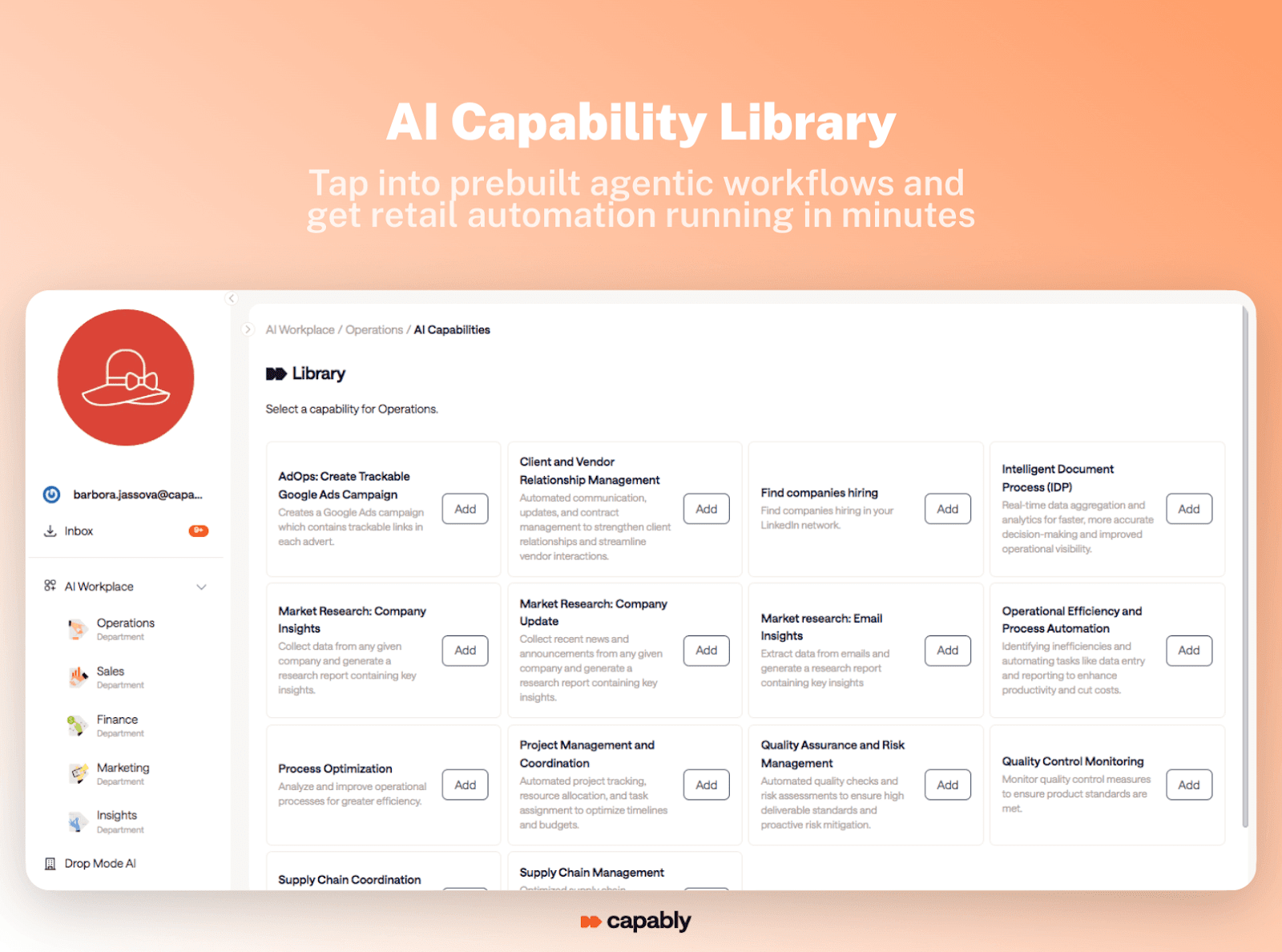 ai retail automation workflows no-code