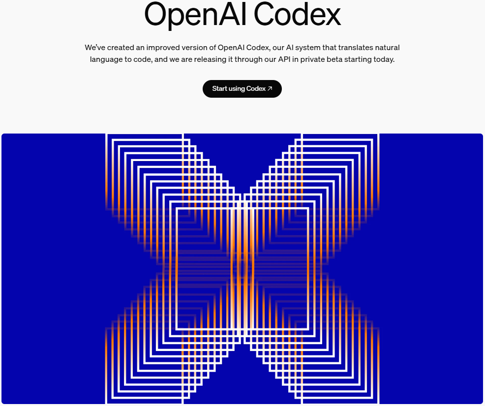 Codex website