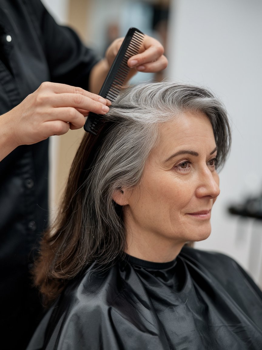 74. Managing Graying Hair: Blending or Embracing the Gray