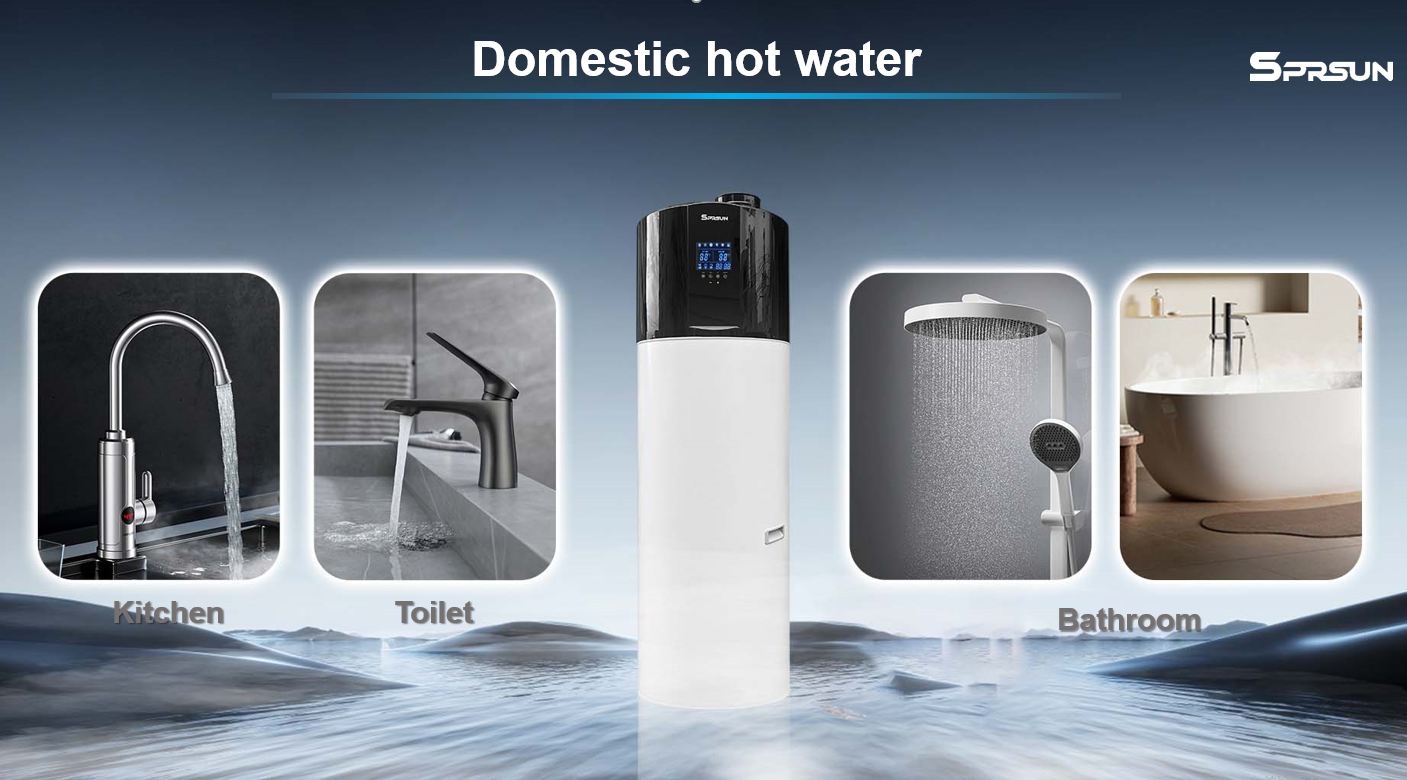 SPRSUN heat pump hot water
