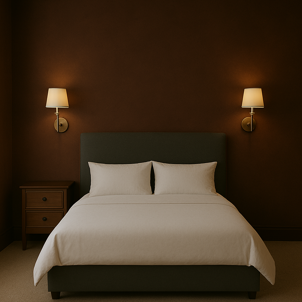 Limit decorative pillows and clutter