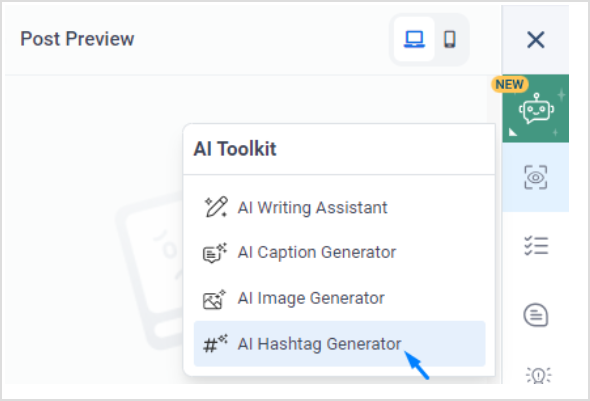 AI hashtag generator