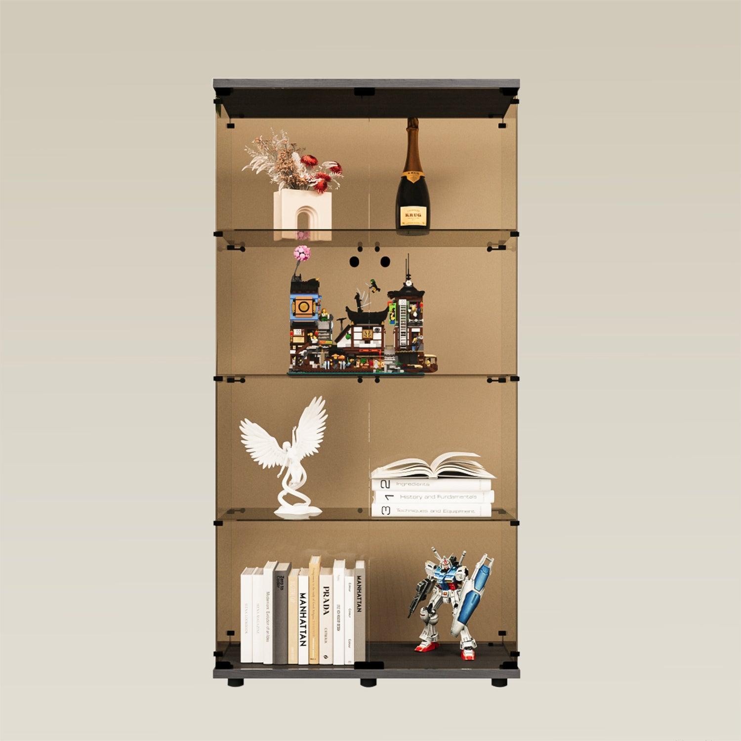 A shelf with shelves and objects on it

AI-generated content may be incorrect.