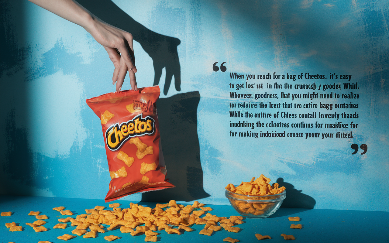 The entire bag of Cheetos contains 900 calories