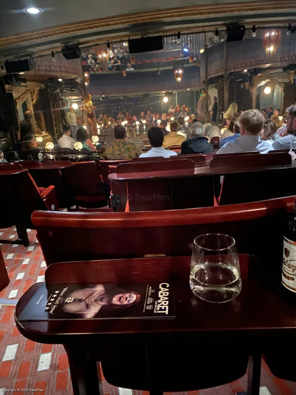 The view from Stalls J11 at the Playhouse Theatre in London