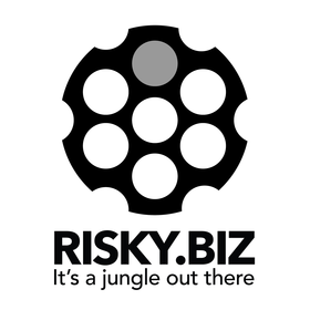 Screenshot of the podcast Risky Biz.
