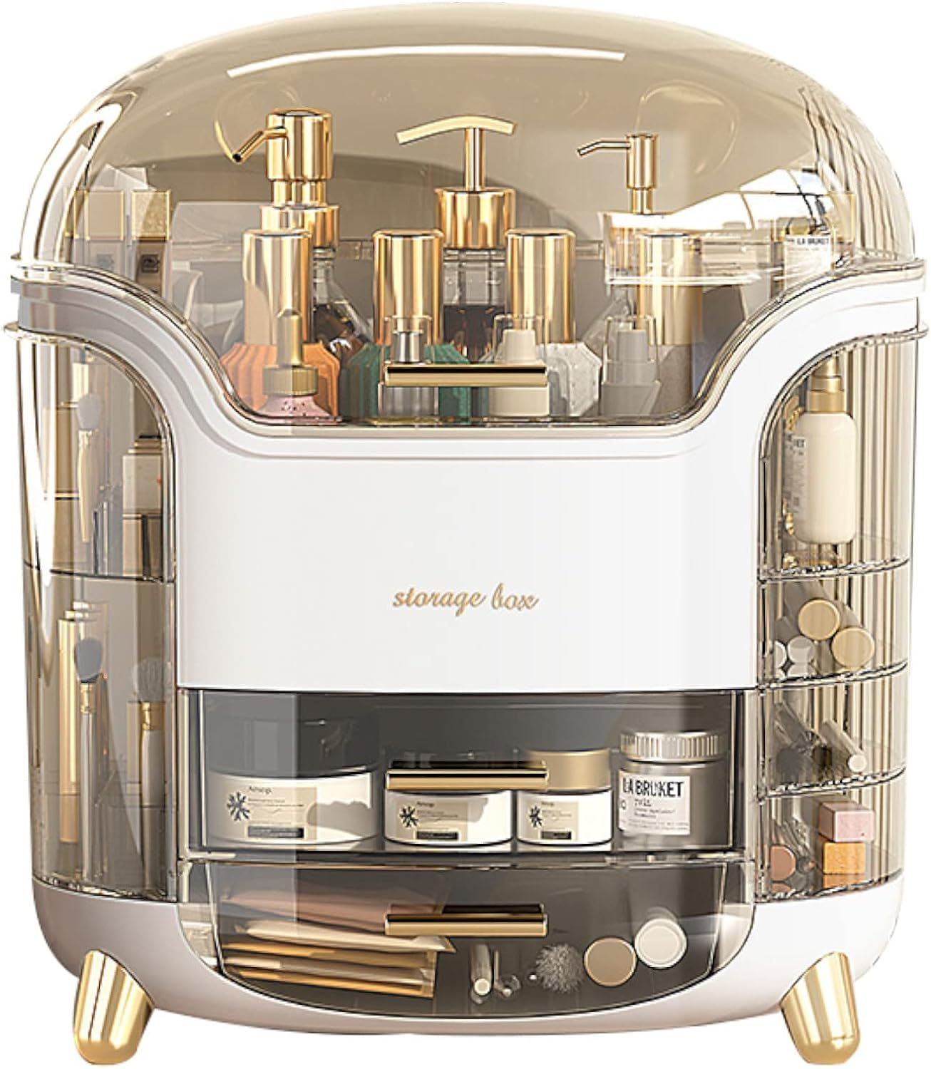 YAGVIZ Dustproof Cosmetic Storage Box 