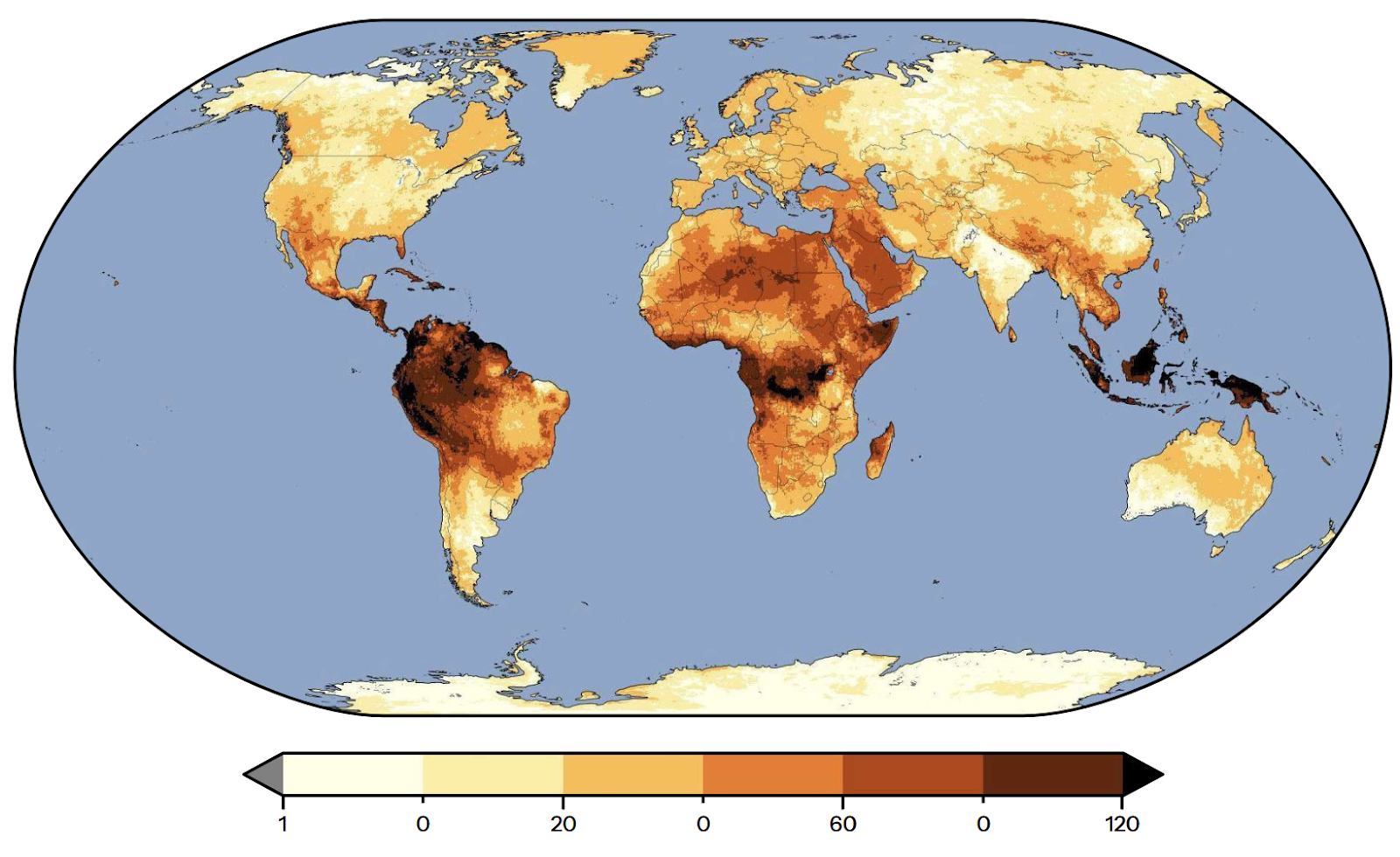 Number of Days with Dangerous Heat Above the 90th Percentile Added by Climate Change. Source: WWA