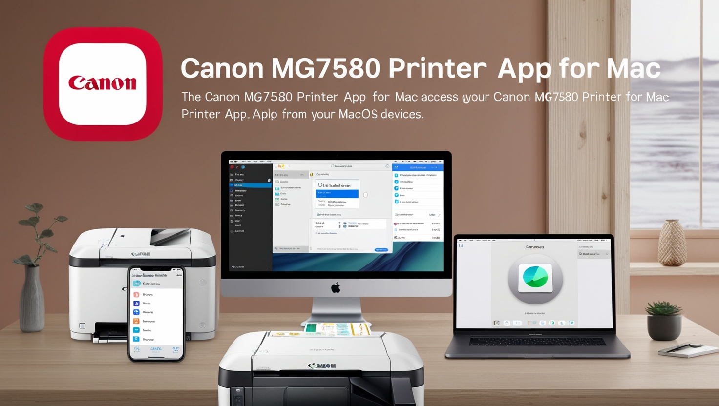 Canon MG7580 Printer App for Mac