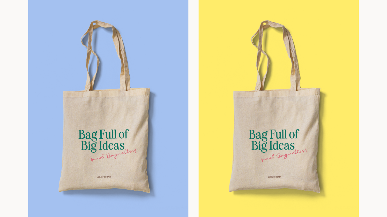 Tote bag design for Emily Cooper from Emily in Paris