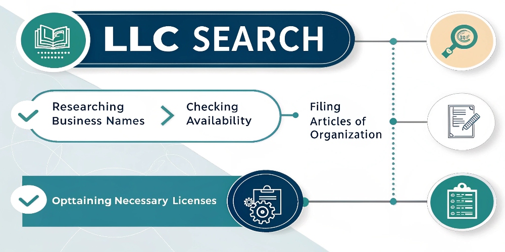 Step-by-Step Process for Performing an LLC Search