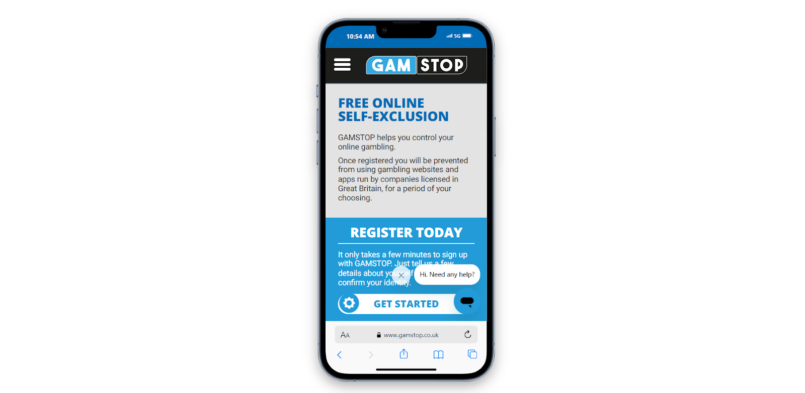 GamStop mobile