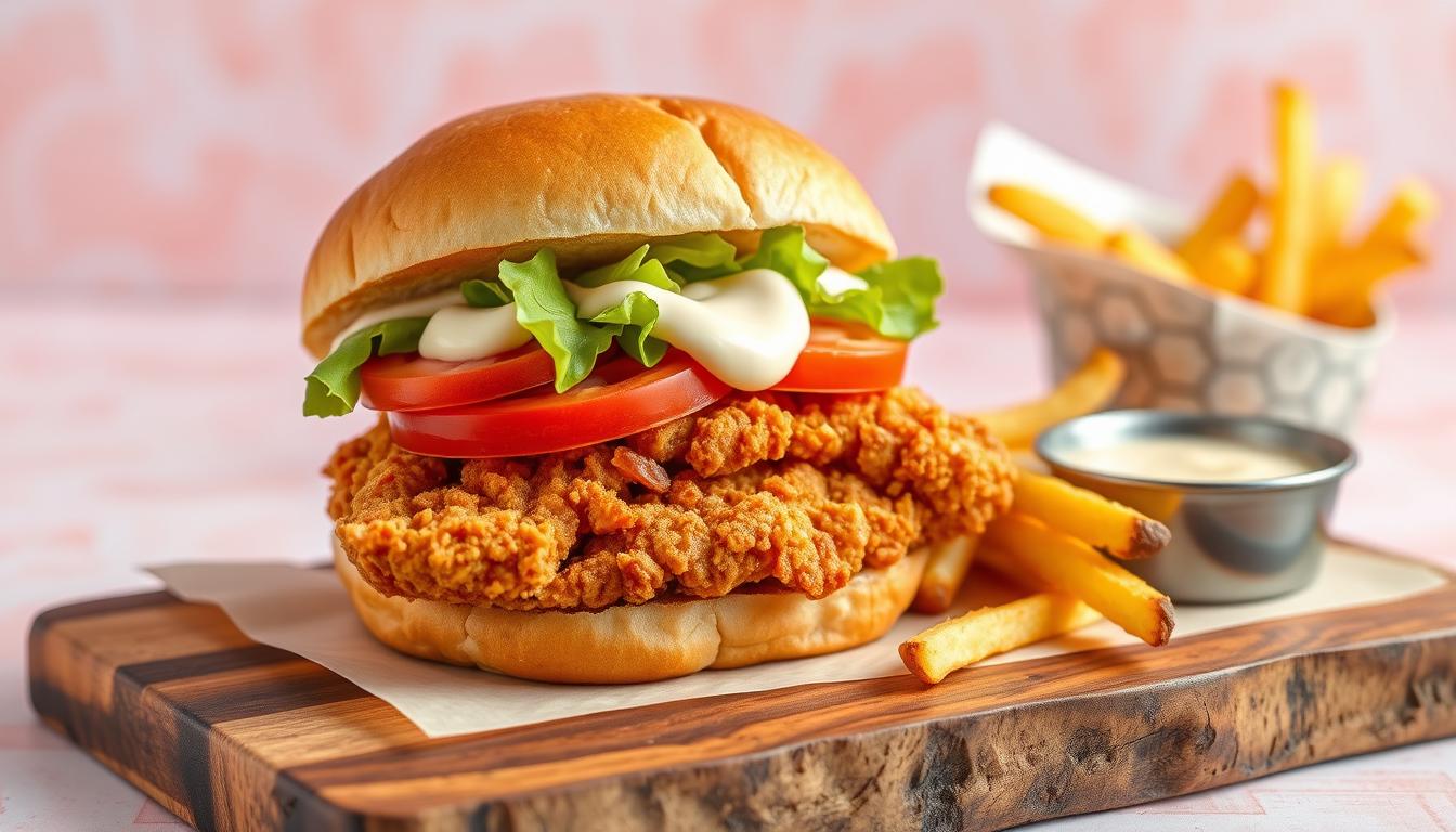 Assembled Chicken Sandwich