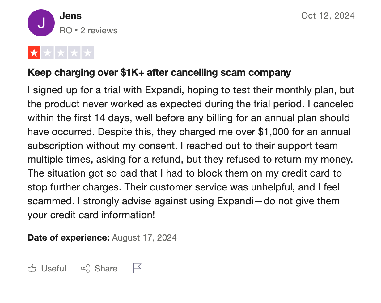 bad expandi review